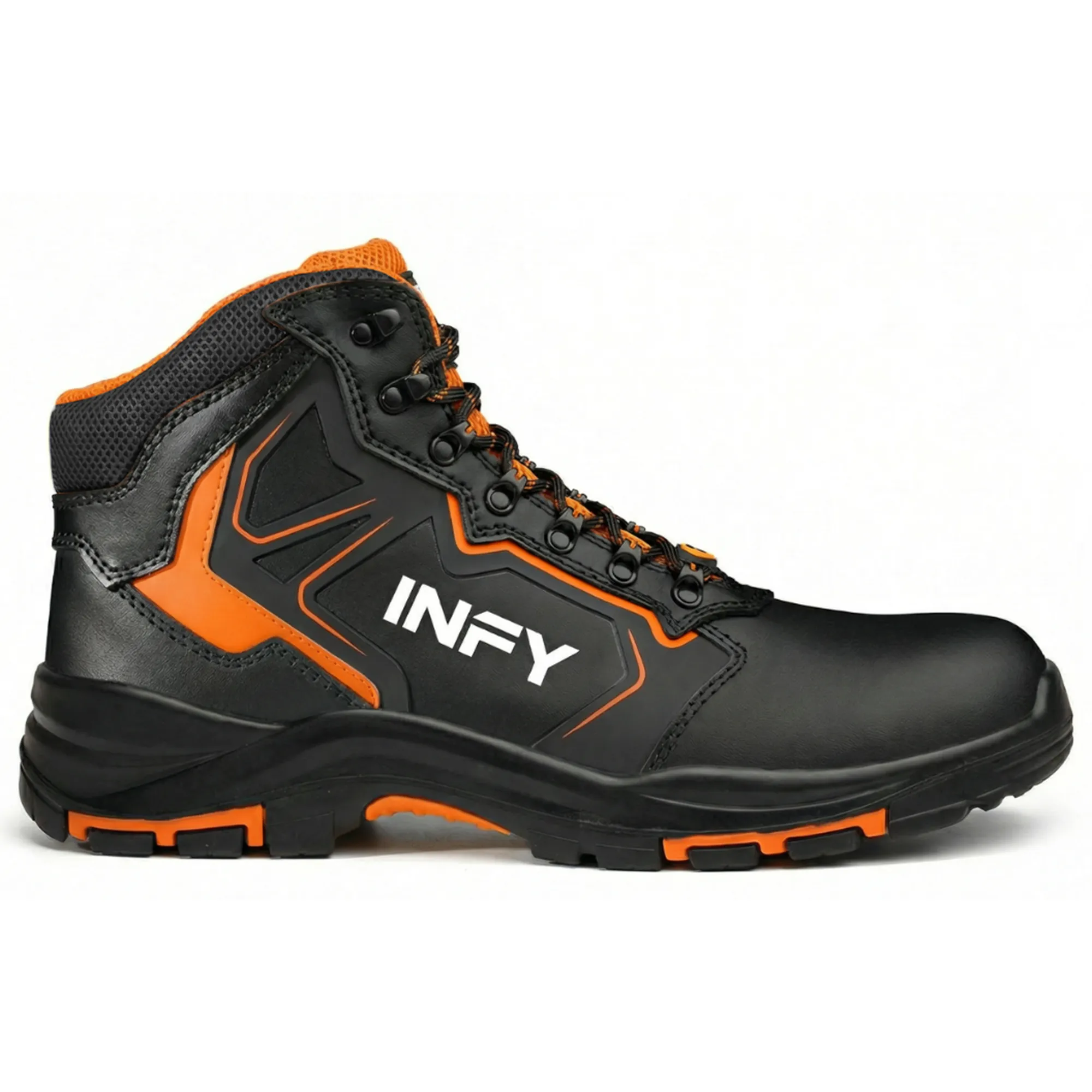 深棕灰配色登山靴